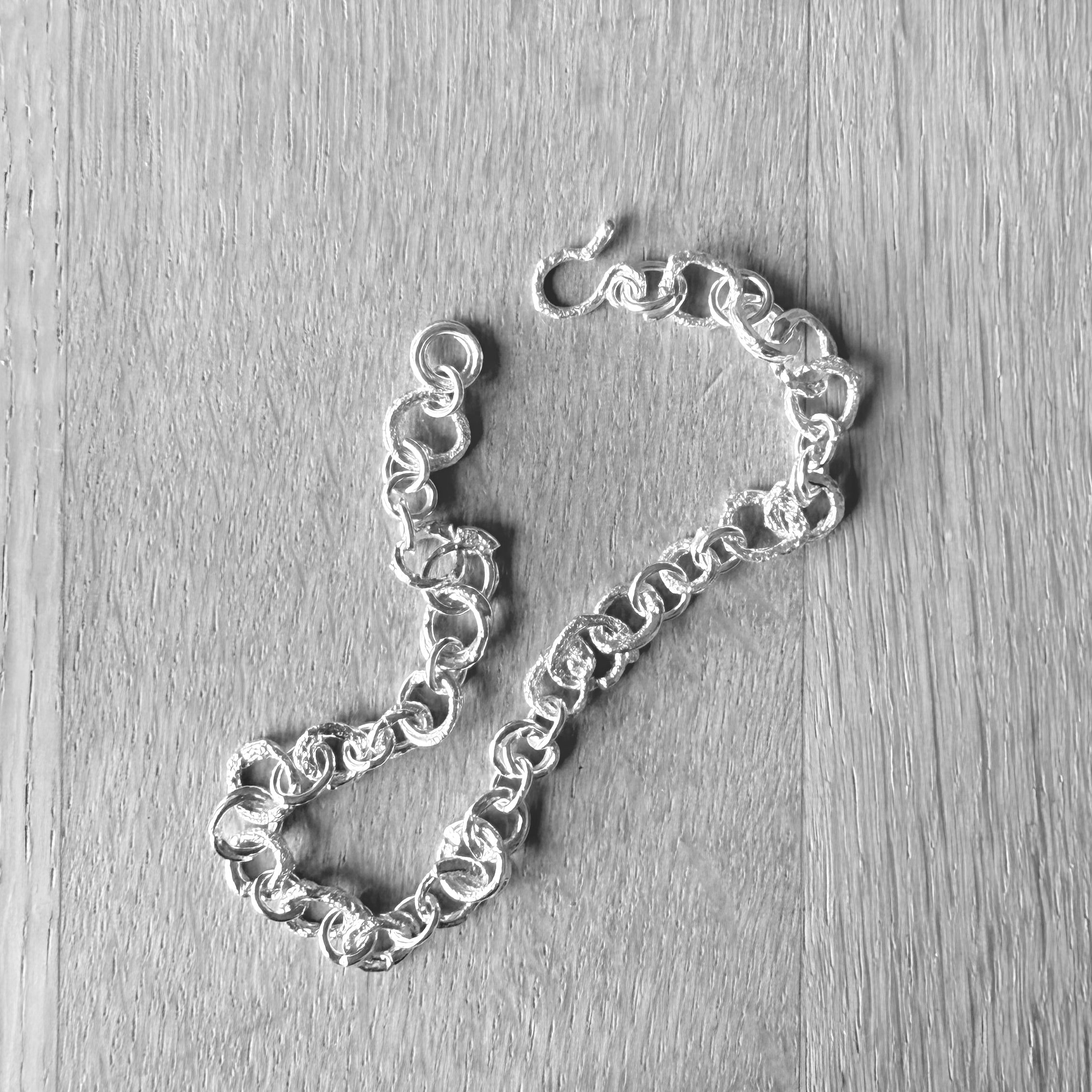 Silver Chainmail Bracelet | Light Weight