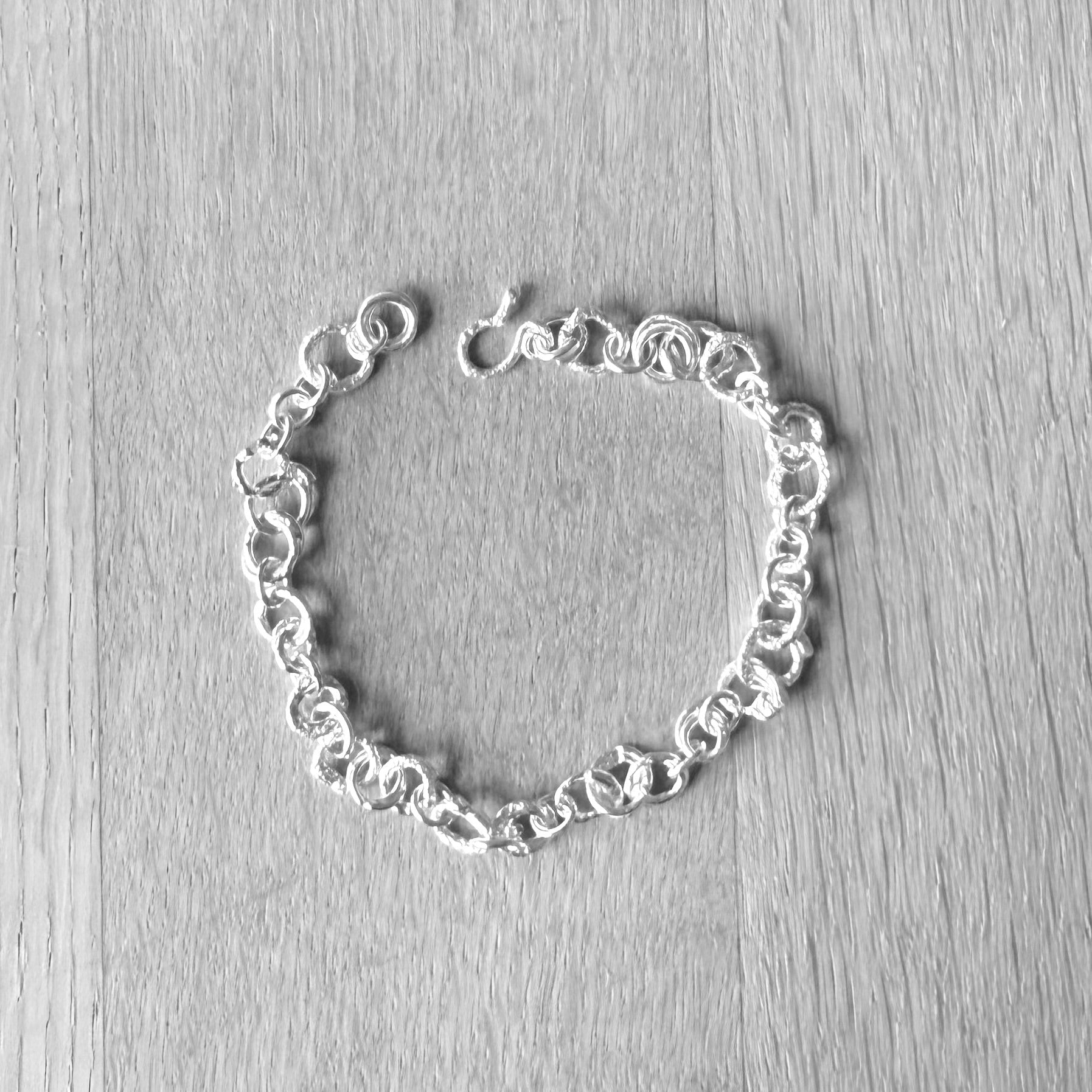 Silver Chainmail Bracelet | Light Weight