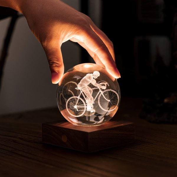 Cyclist Crystal Light