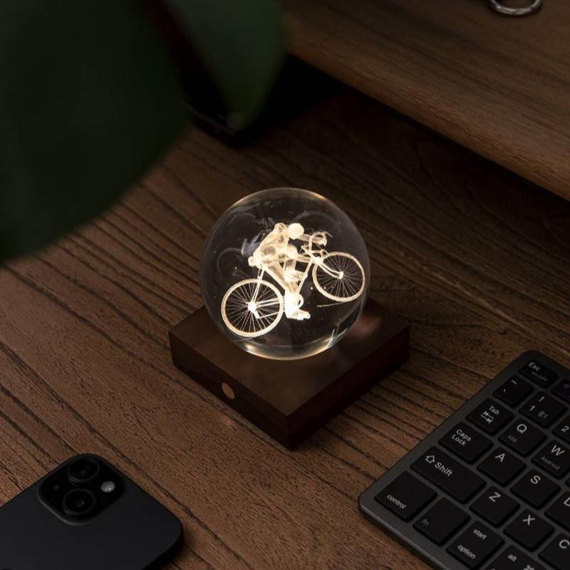Cyclist Crystal Light