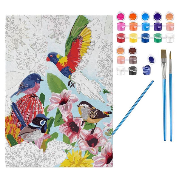Enchanted Garden Paint By Numbers Kit Set