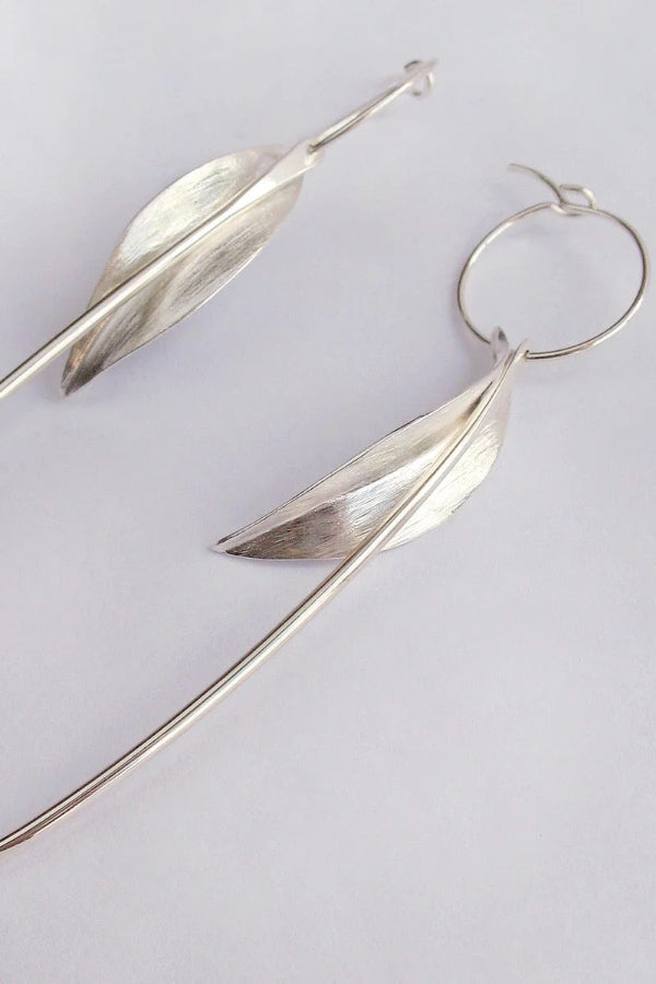 Koromiko Earrings | Silver & Gold