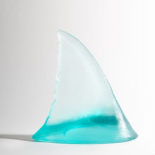 Cast Glass Sharks Fins | Celadon Blue