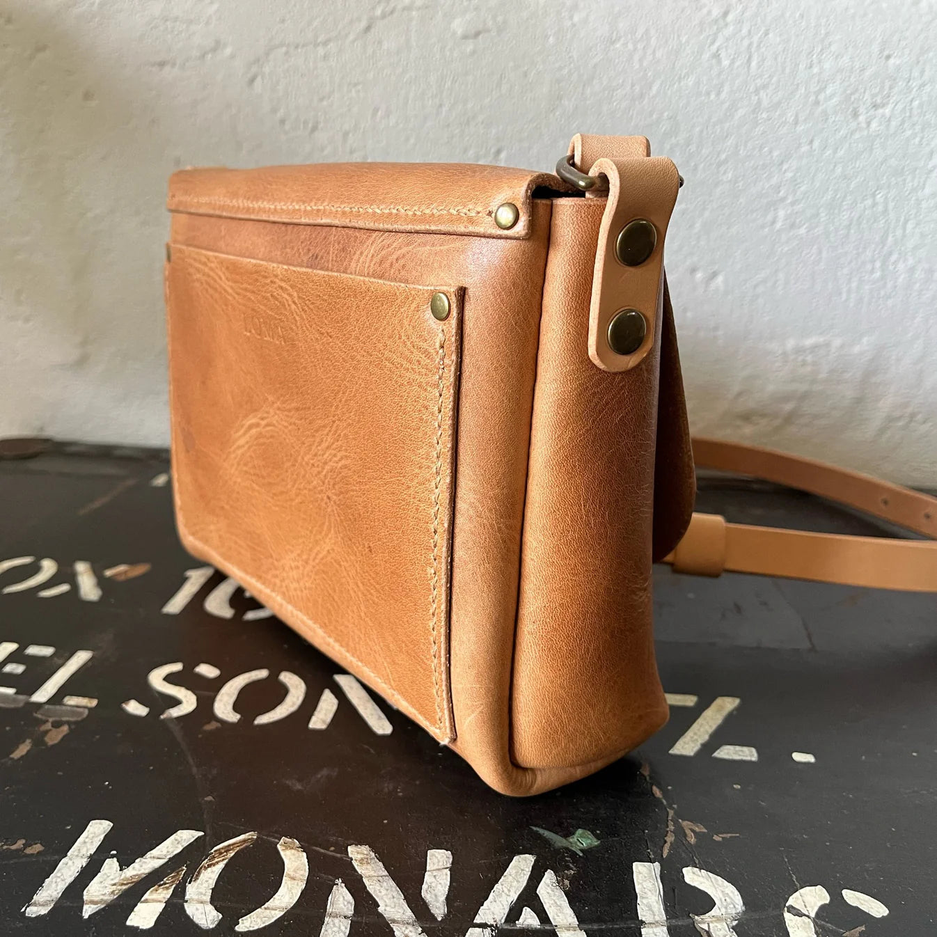 Mackenzie Leather Cross Body Bag