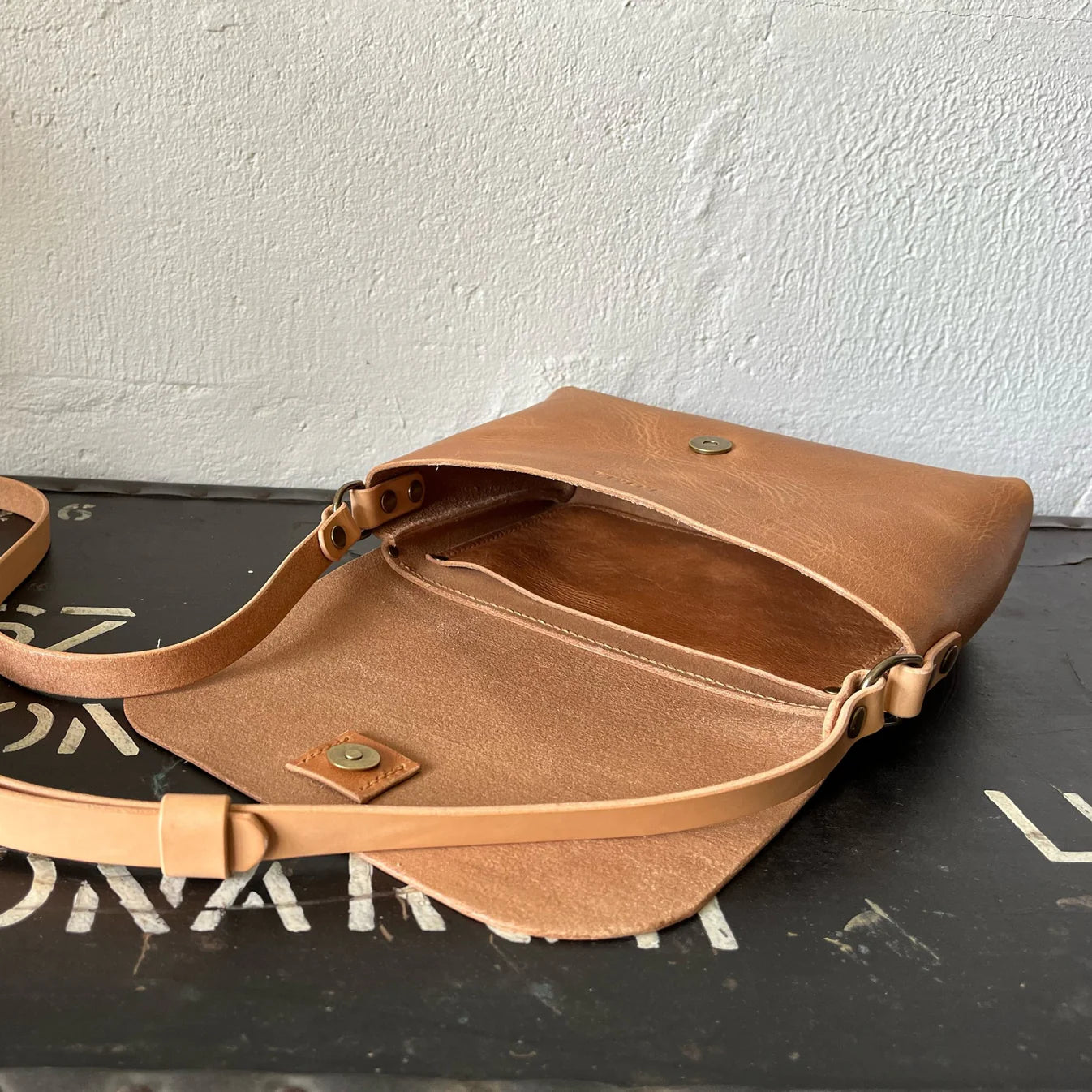 Mackenzie Leather Cross Body Bag