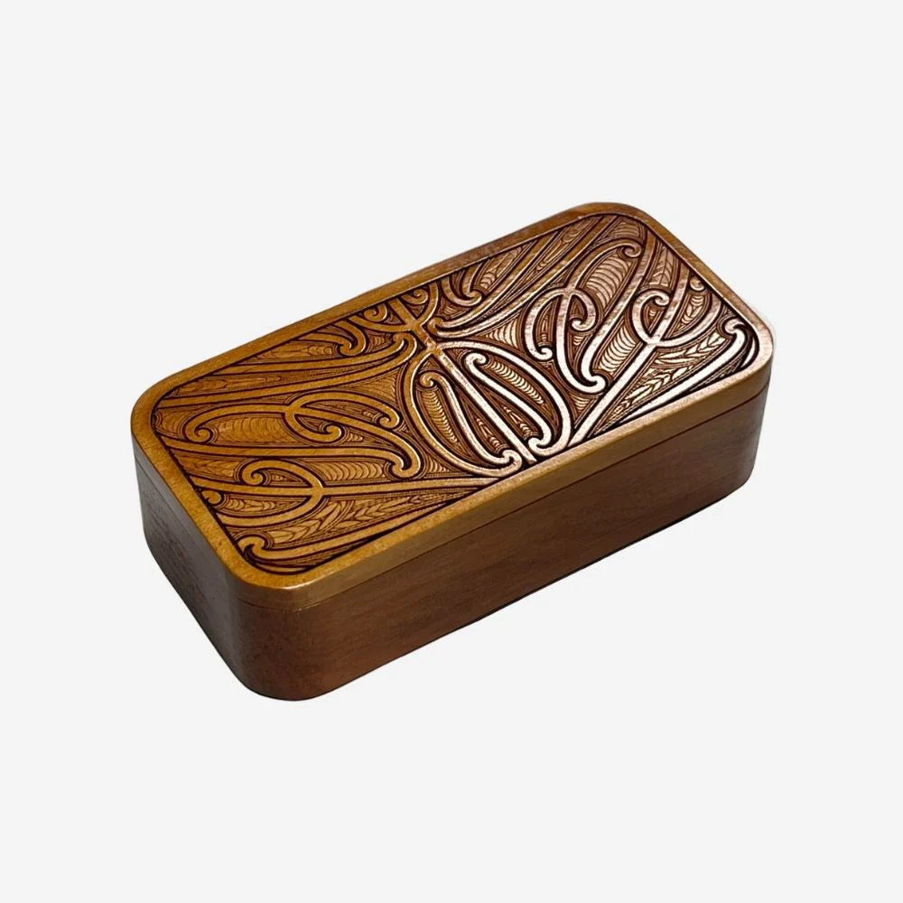 Rimu Keepsake Box | Rectangular | Papa Huia - Tapawhā Iti