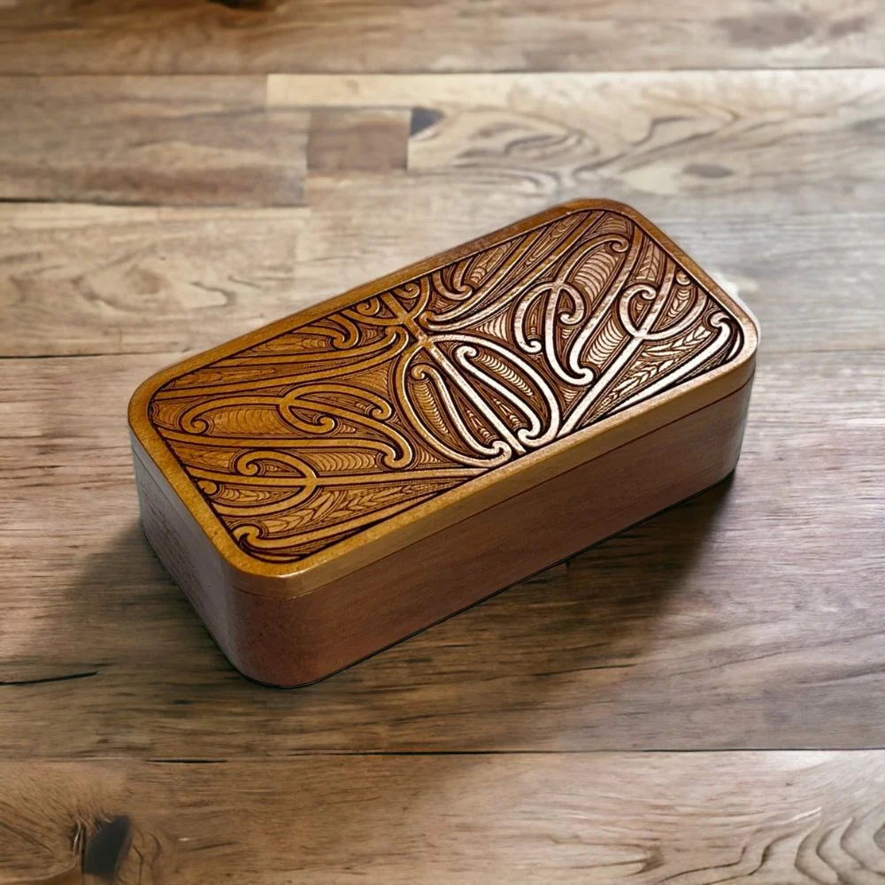 Rimu Keepsake Box | Rectangular | Papa Huia - Tapawhā Iti