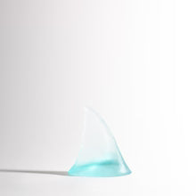 Cast Glass Sharks Fins | Celadon Blue