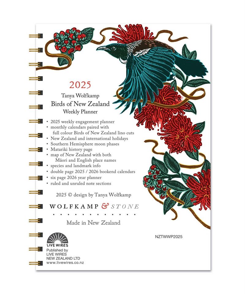 2025 Tanya Wolfkamp Weekly Planner