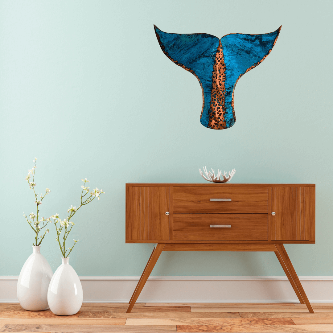 Copper Whale Tail | Large Blue