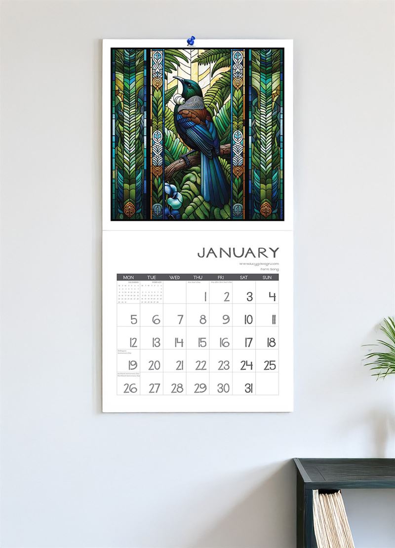 2026 Lucy Gauntlet Wall Calendar