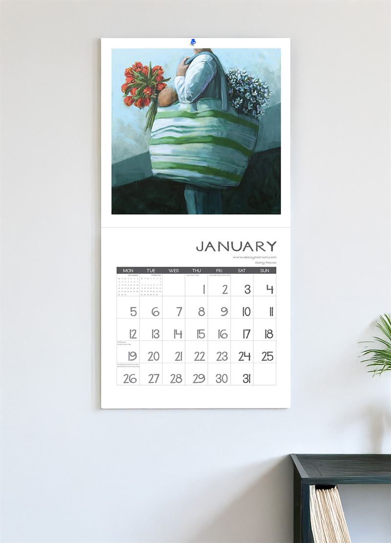 2026 Abbey Merson Wall Calendar