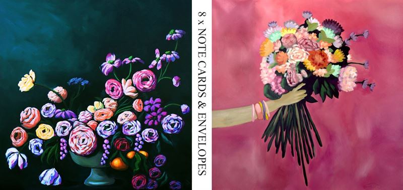 Notecards | Pack Of Eight | Blooming