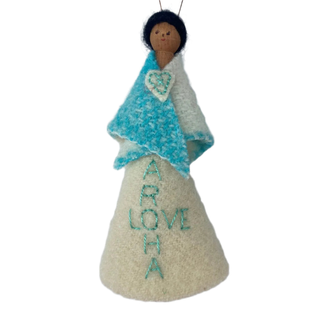 Stitched Skirt Peg Dolls