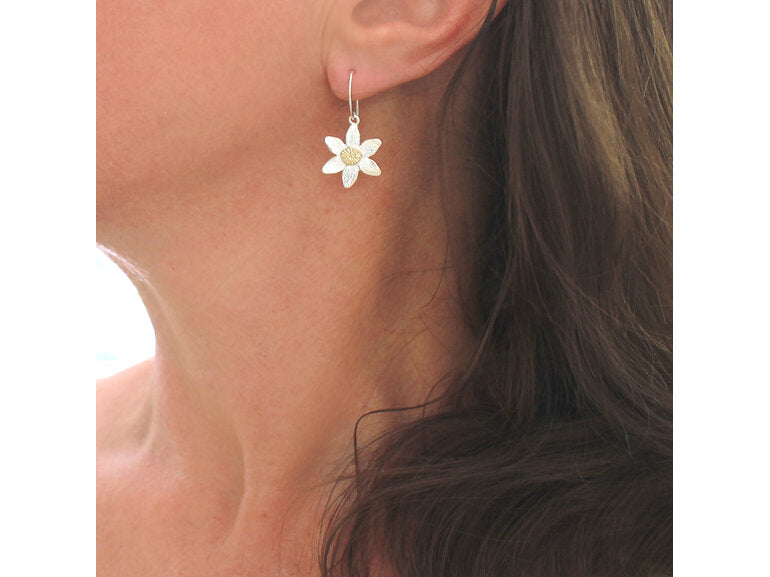 Clematis Flower Earrings