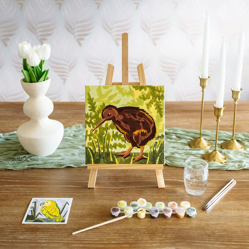 Kiwi Paint By Numbers Kit Set | 20x20cm