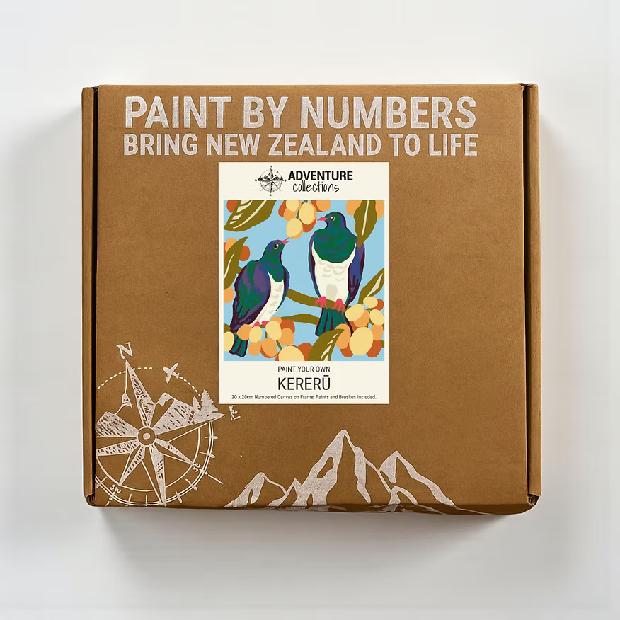 Kereru Paint By Numbers Kit Set | 20x20cm