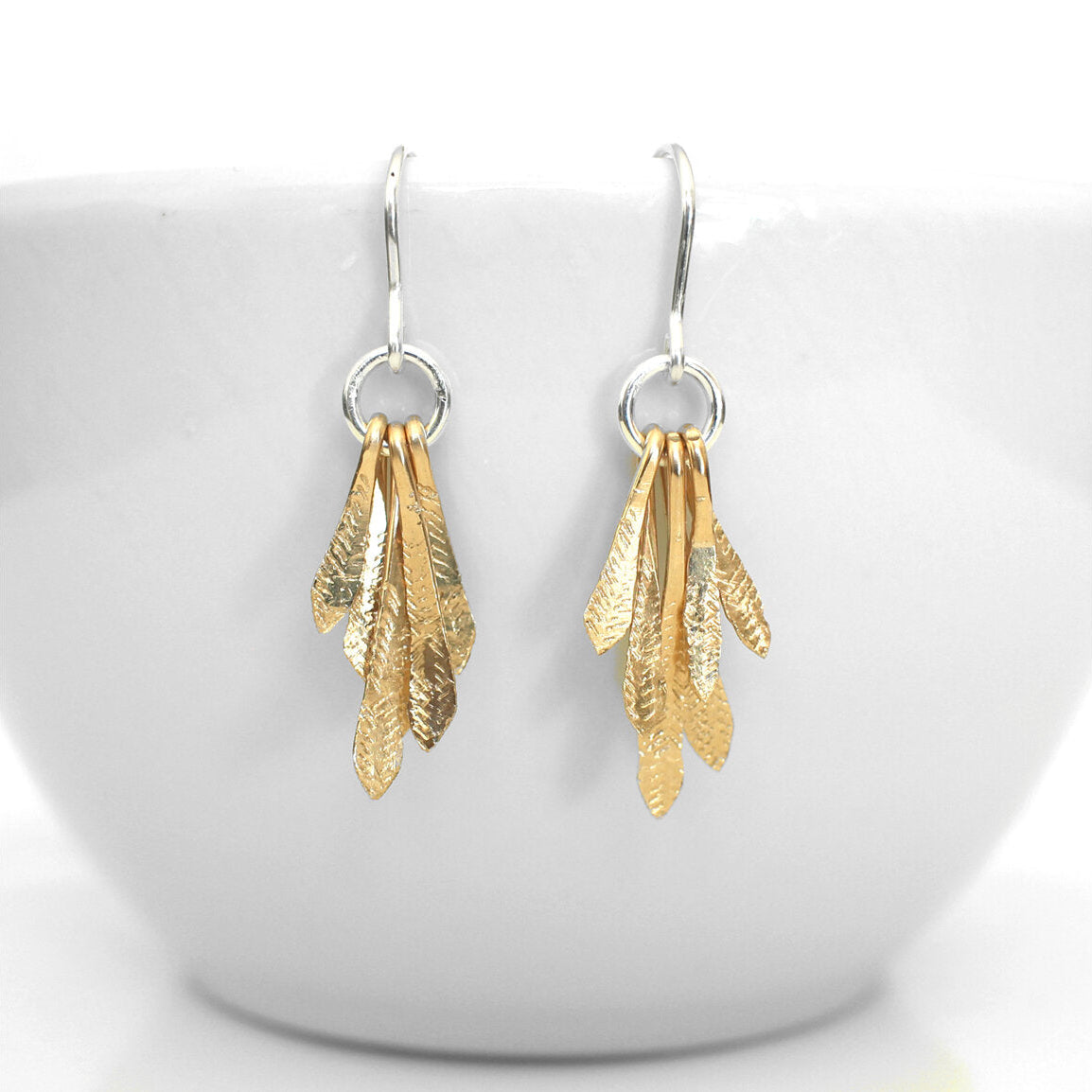 Flutter Drop Earrings | Gold Fill