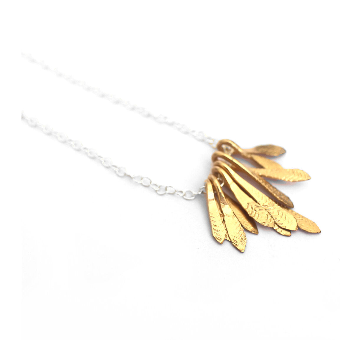 Flutter Necklace | Gold Fill