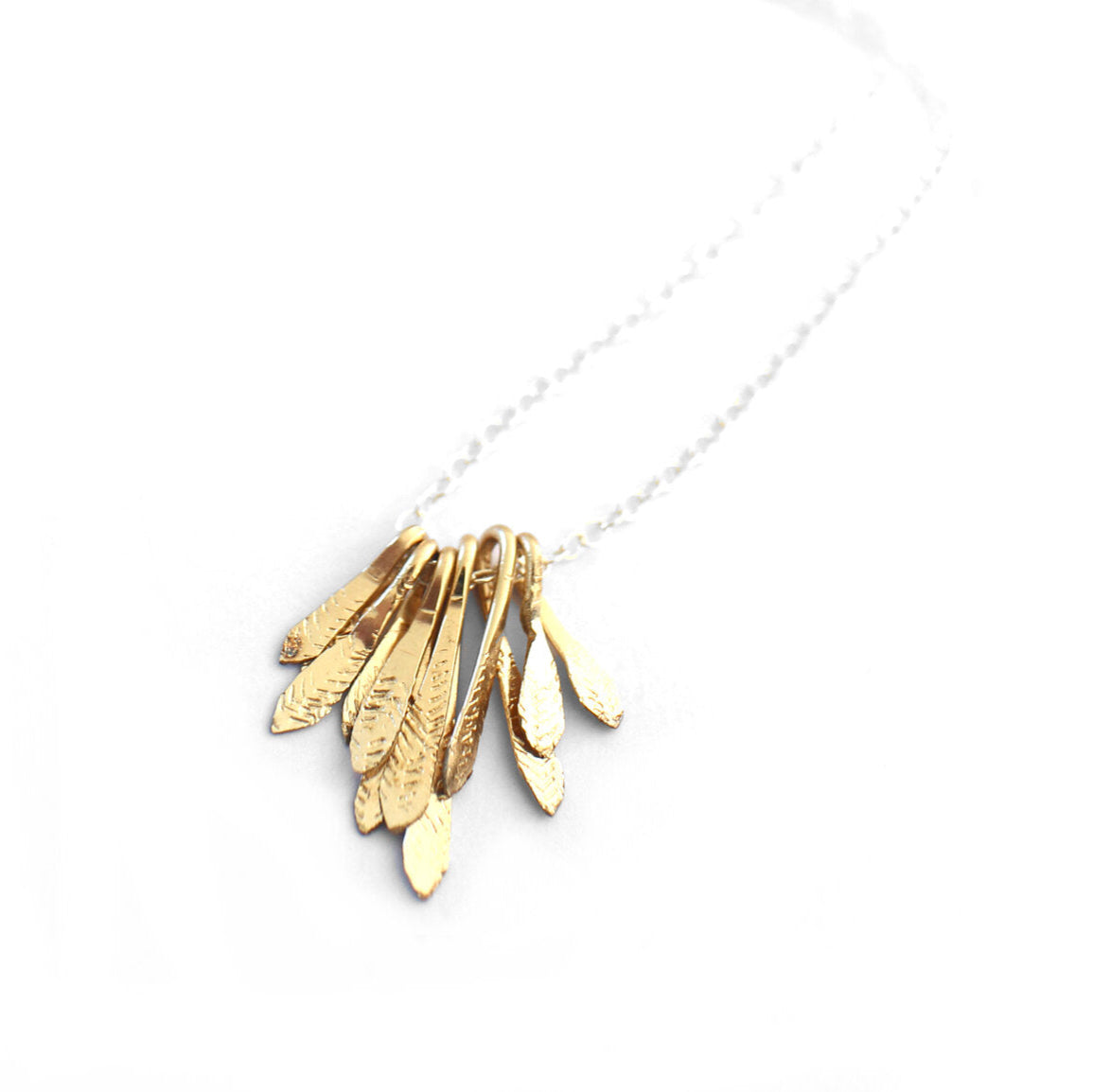 Flutter Necklace | Gold Fill