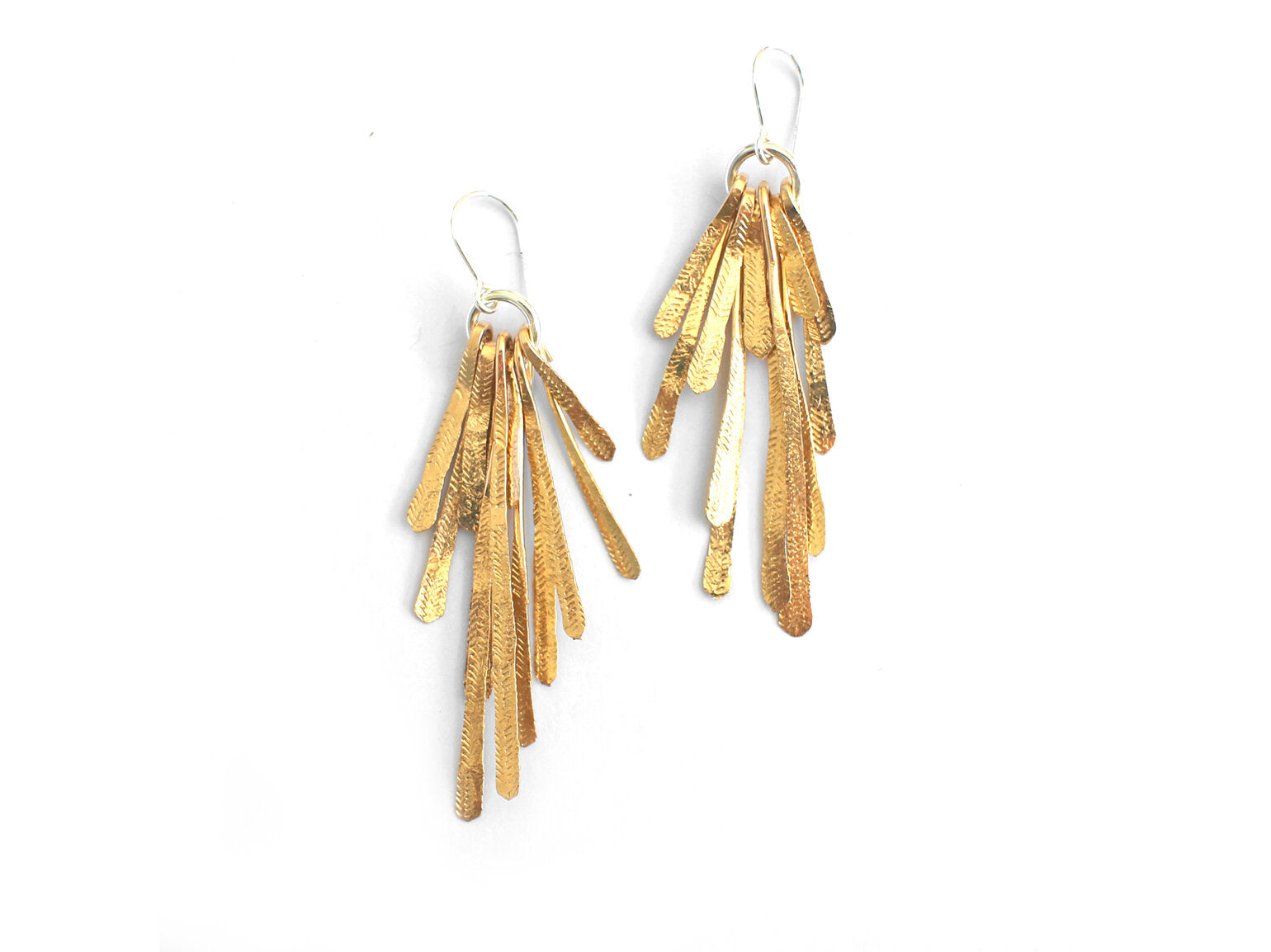 Flutter Statement Earrings | Gold Fill
