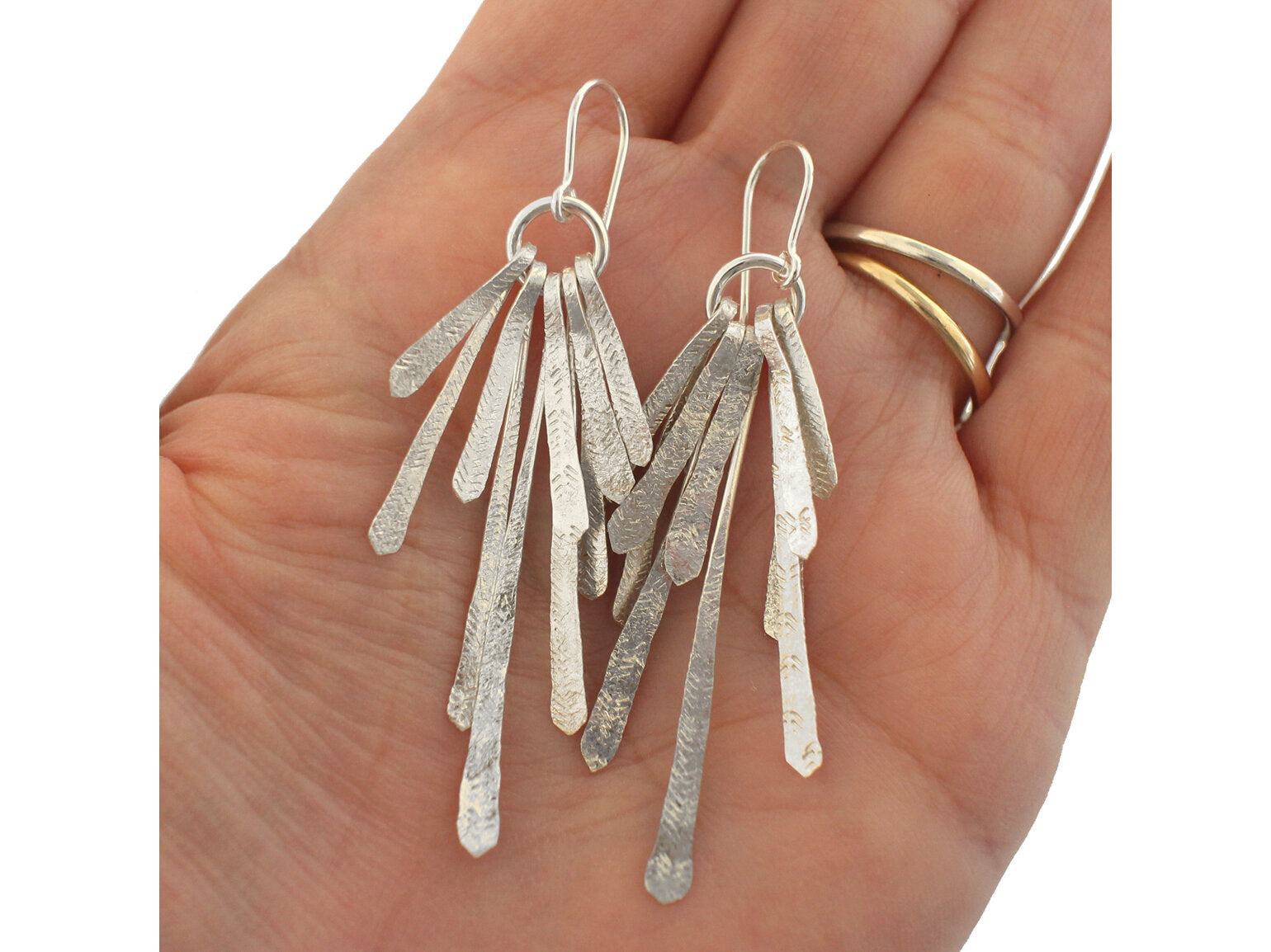 Flutter Statement Earrings | Sterling Silver