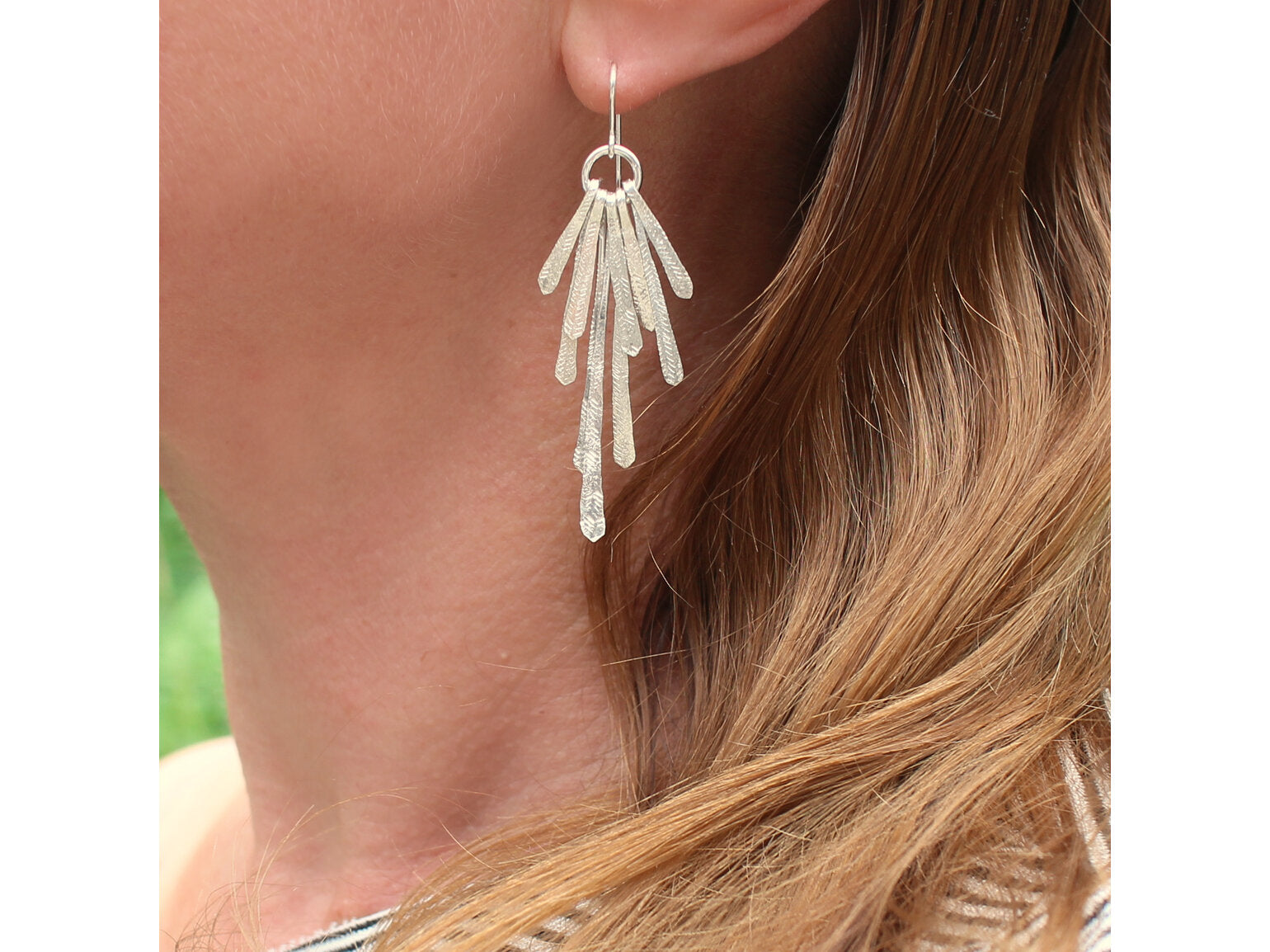 Flutter Statement Earrings | Sterling Silver