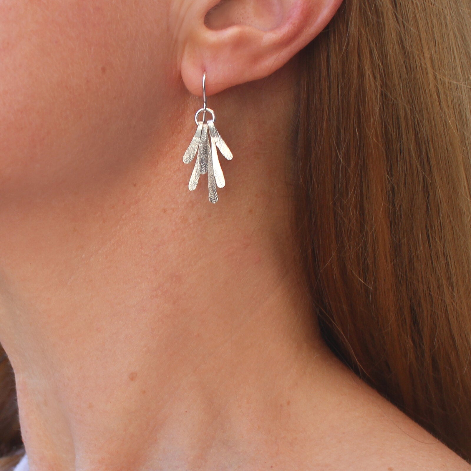 Flutter Drop Earrings | Sterling Silver