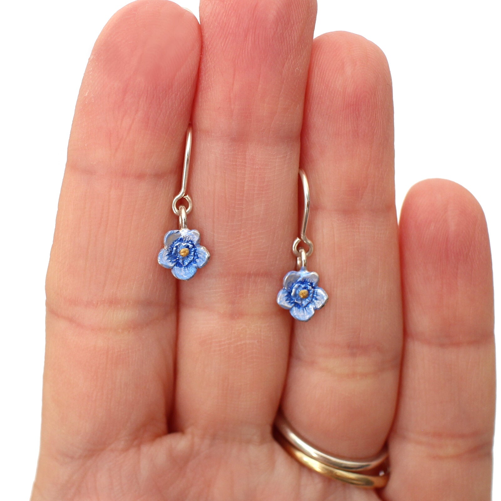 Forget Me Not Drop Earrings