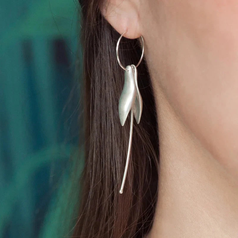 Fuchsia Earrings | Sterling Silver