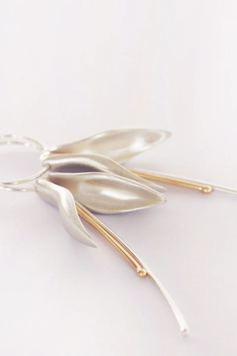 Fuchsia Earrings | 9ct Gold Stamens