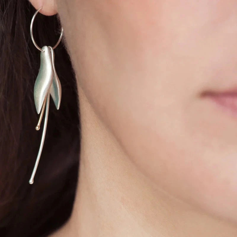 Fuchsia Earrings | 9ct Gold Stamens