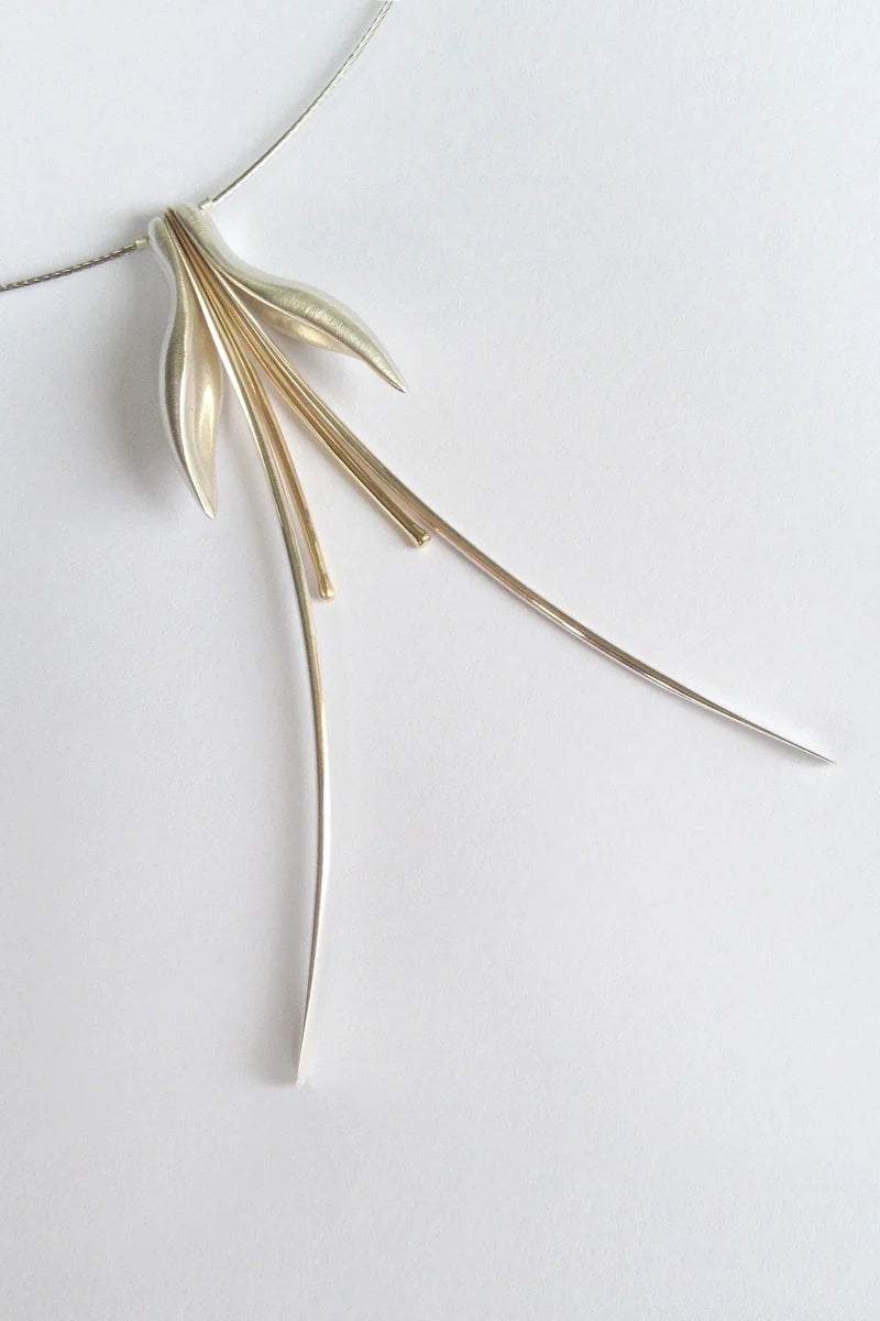 Fuchsia Necklace | 9ct Gold Stamens