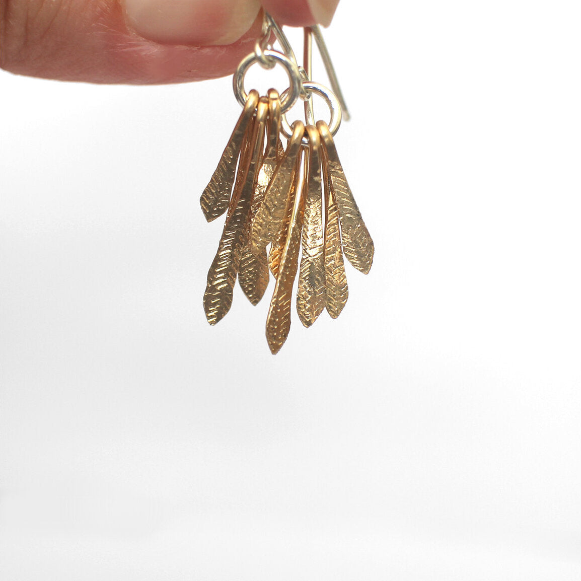 Flutter Drop Earrings | Gold Fill