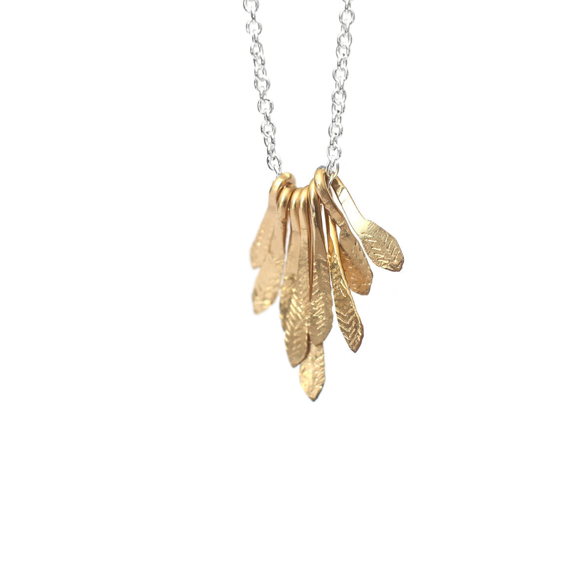 Flutter Necklace | Gold Fill