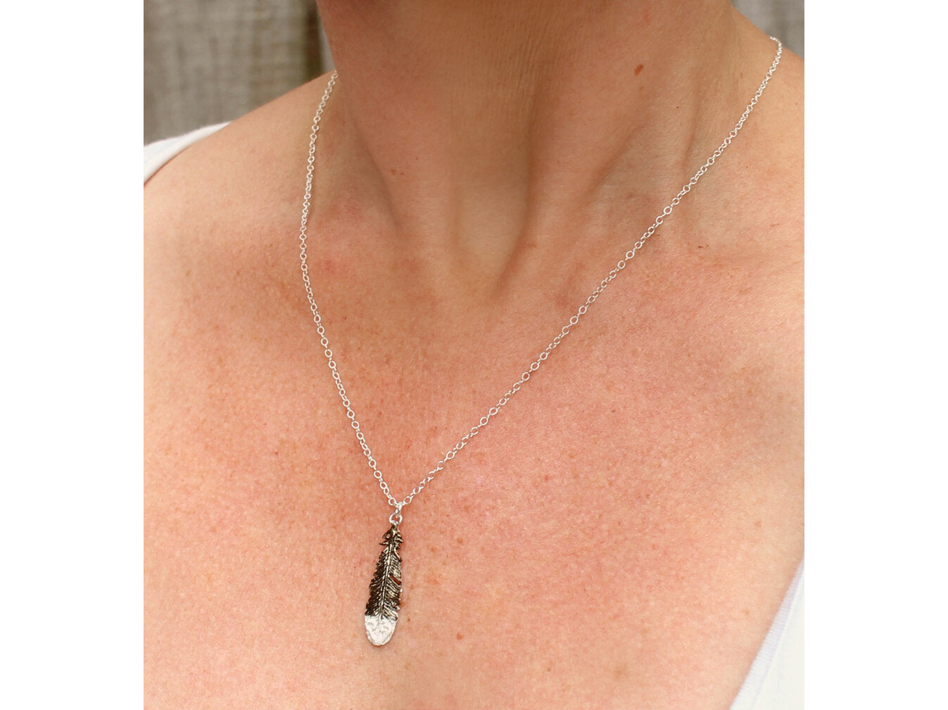 Huia Feather Necklace