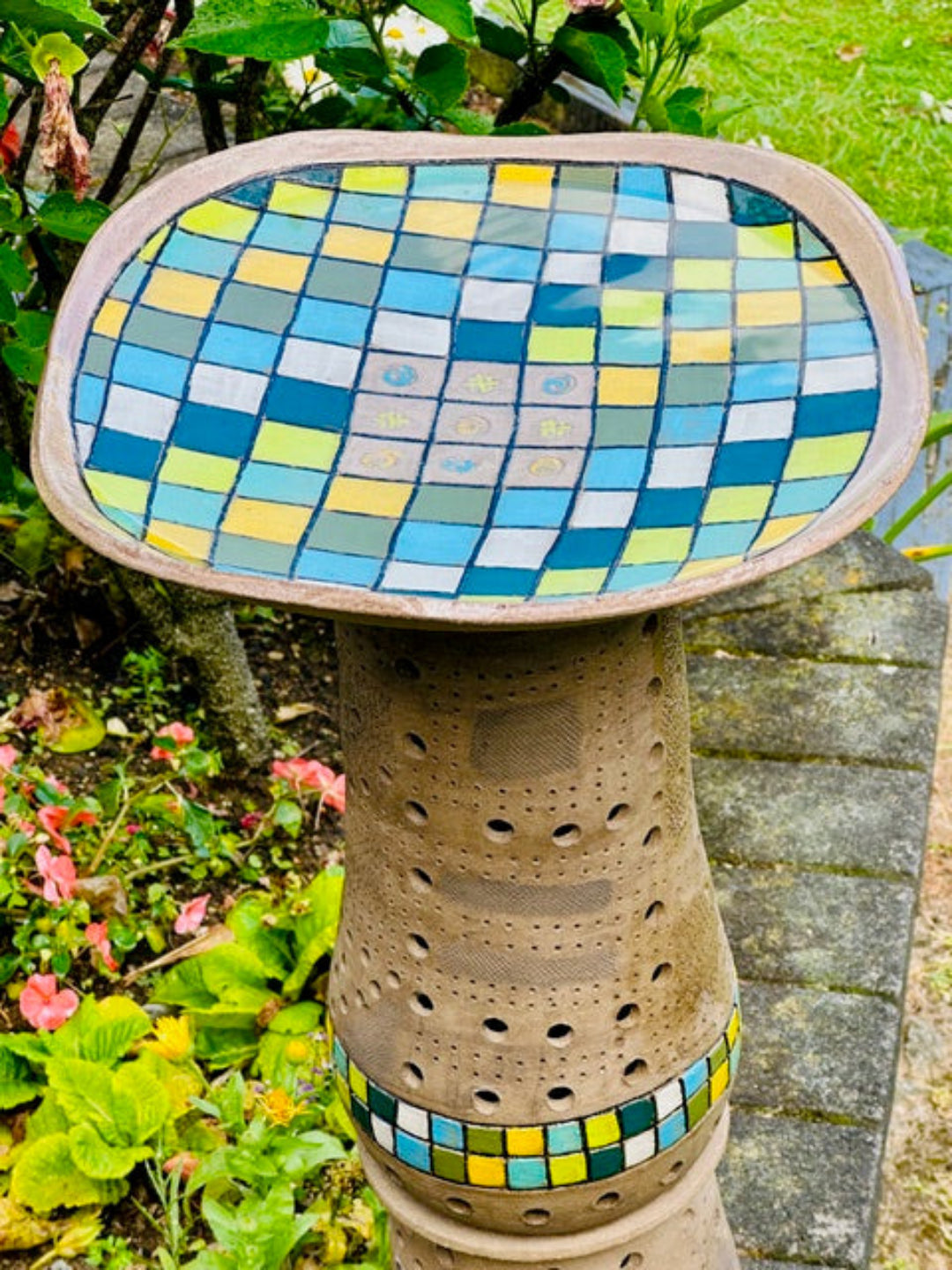 Bird Bath Light | Ceramic Sculpture