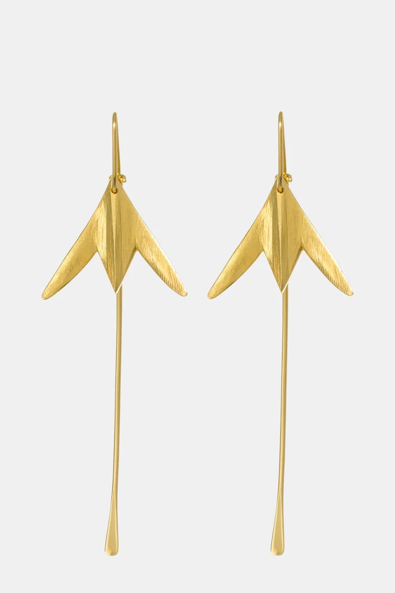Kaitiaki Earrings | 22ct Gold Plate