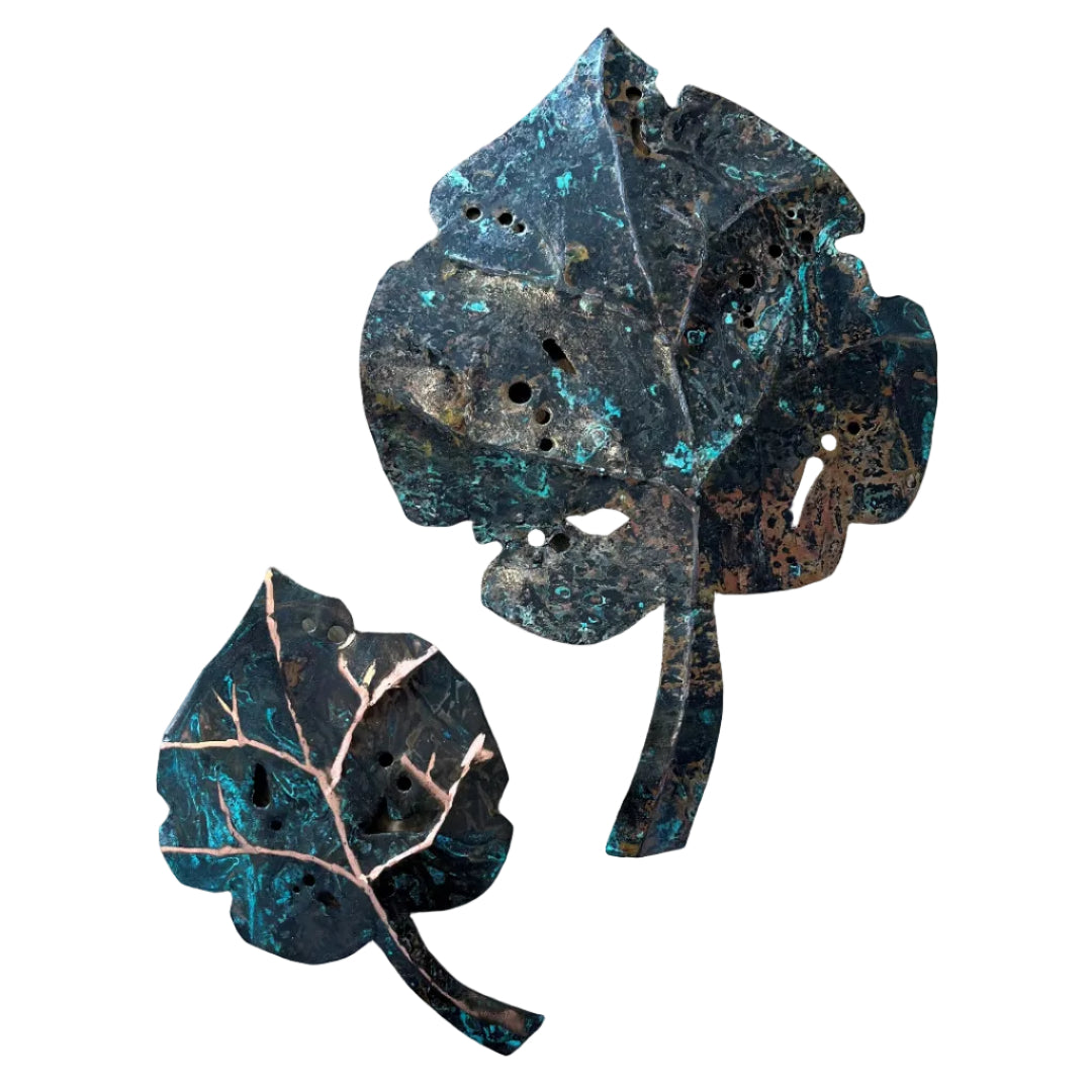 Copper Kawakawa Leaves | Set of 2