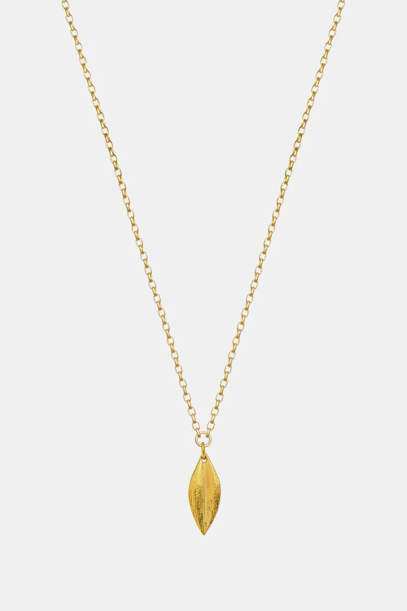 Leaf Necklace | 22ct Gold Plate