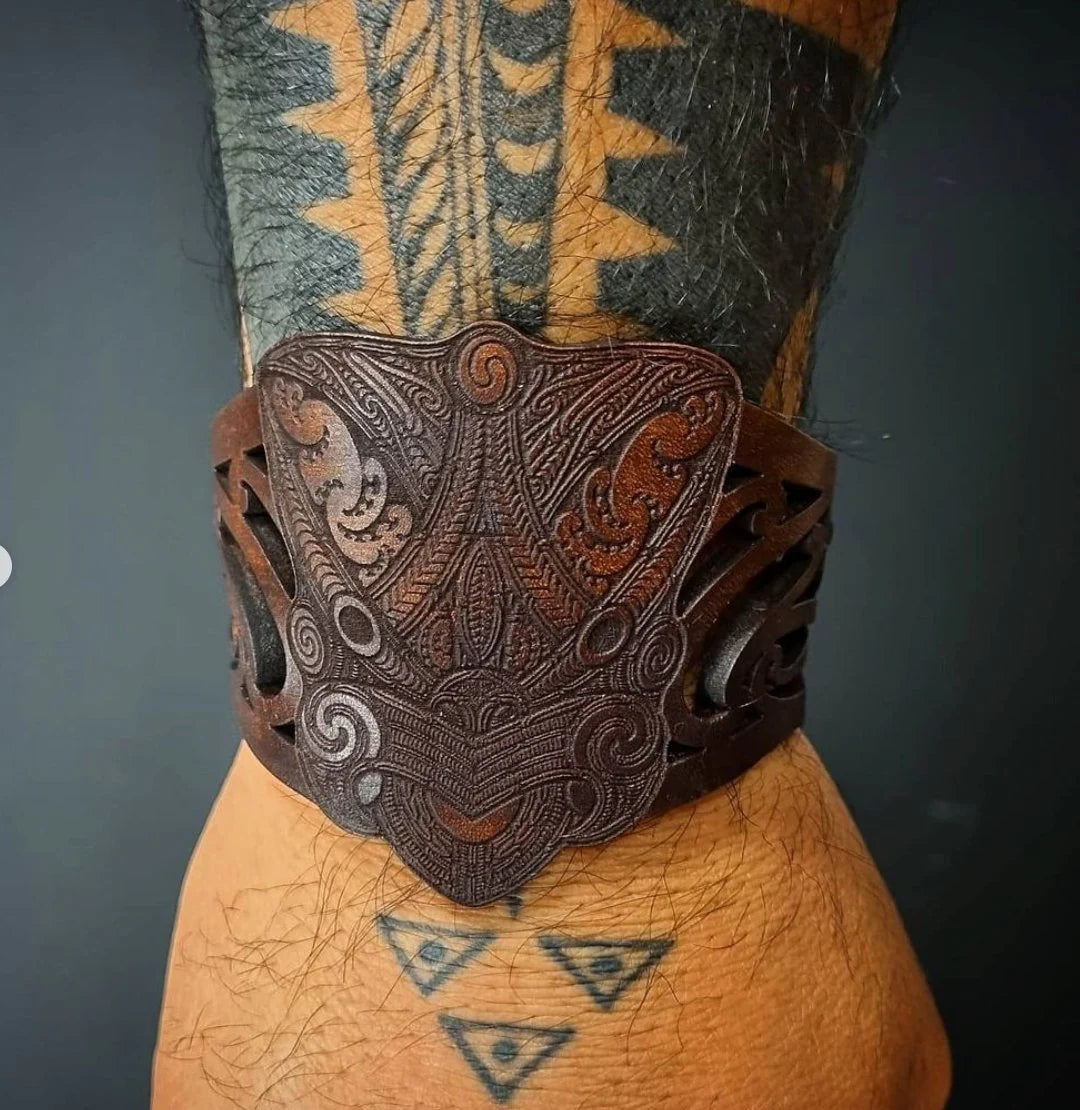 Leather Wrist Cuff | Wheku