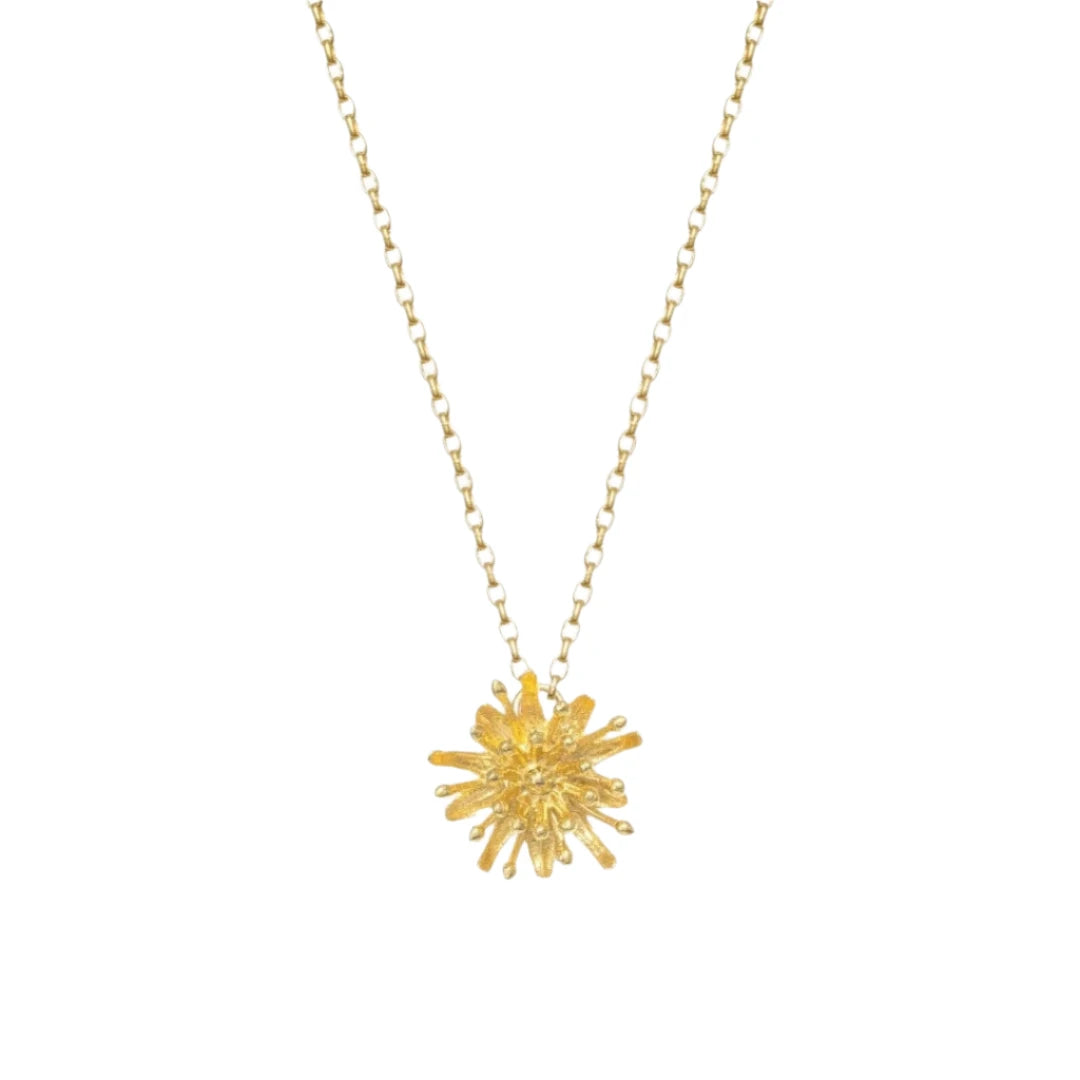 Mt Cook Lily Necklace | 22ct Gold Plate