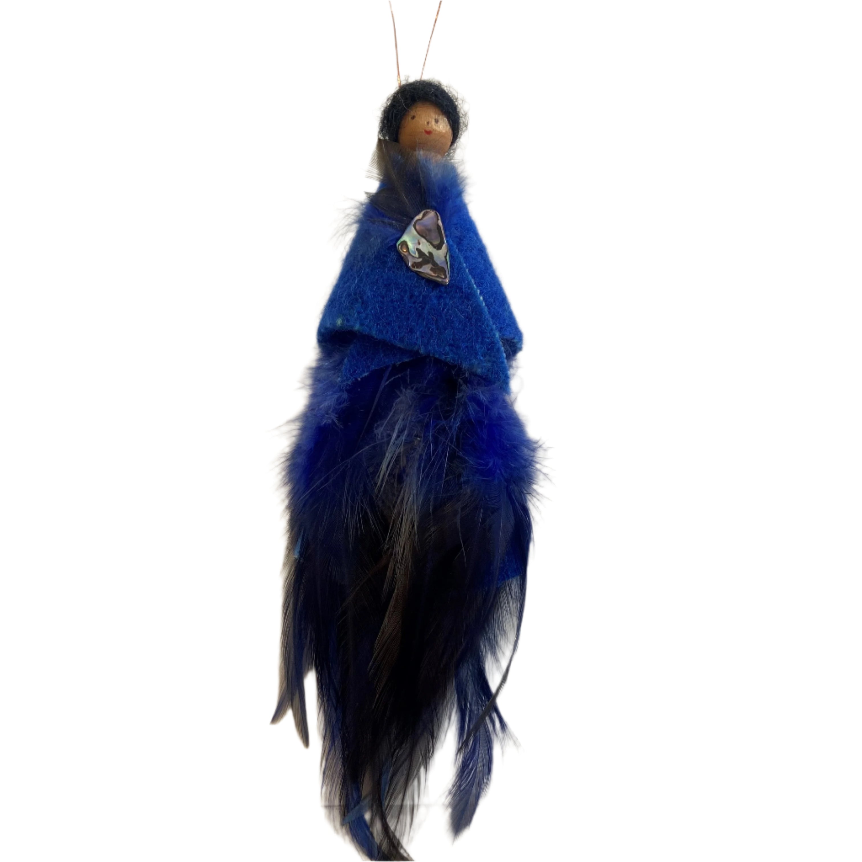 Long Feather Peg Dolls