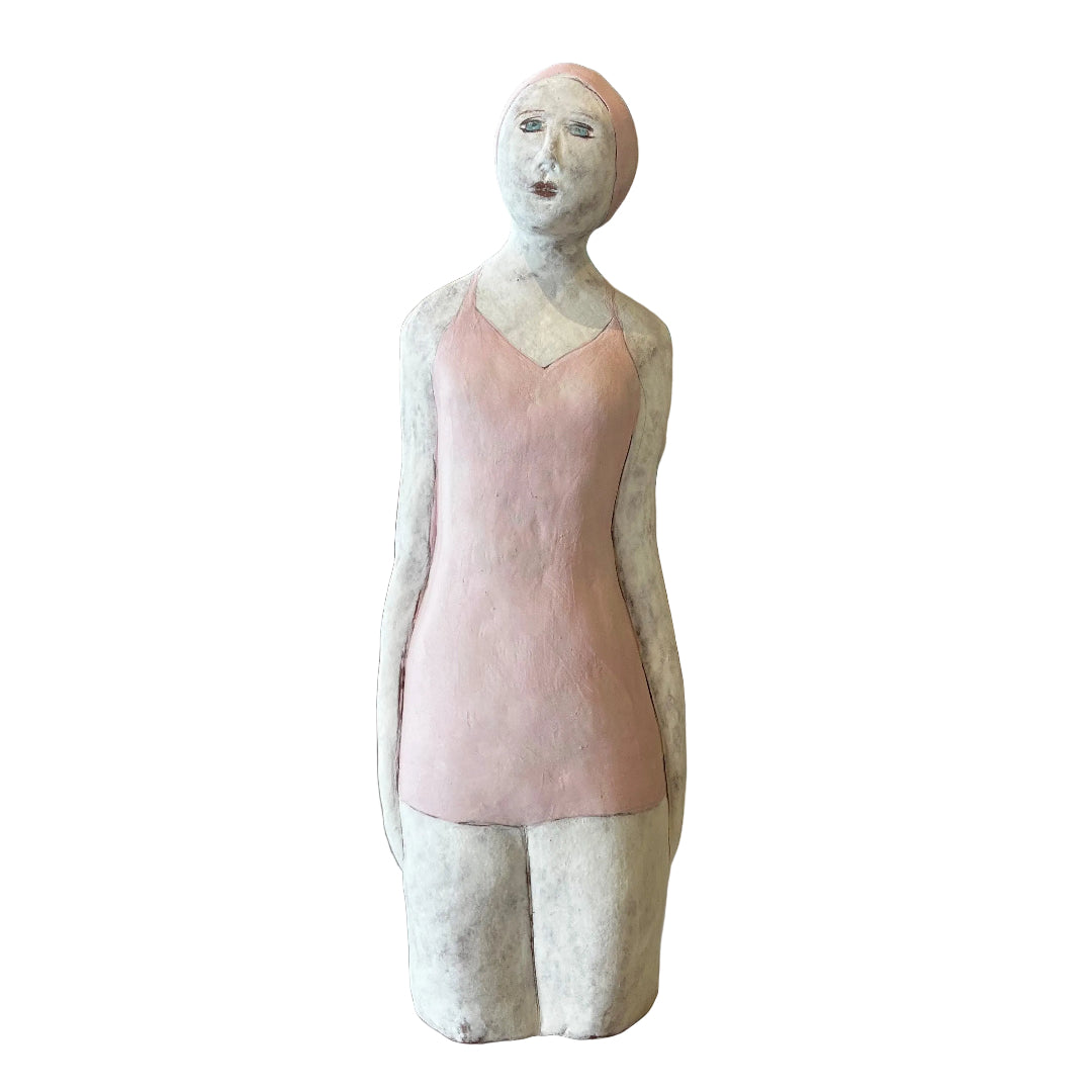 Female Swimmer In Pink