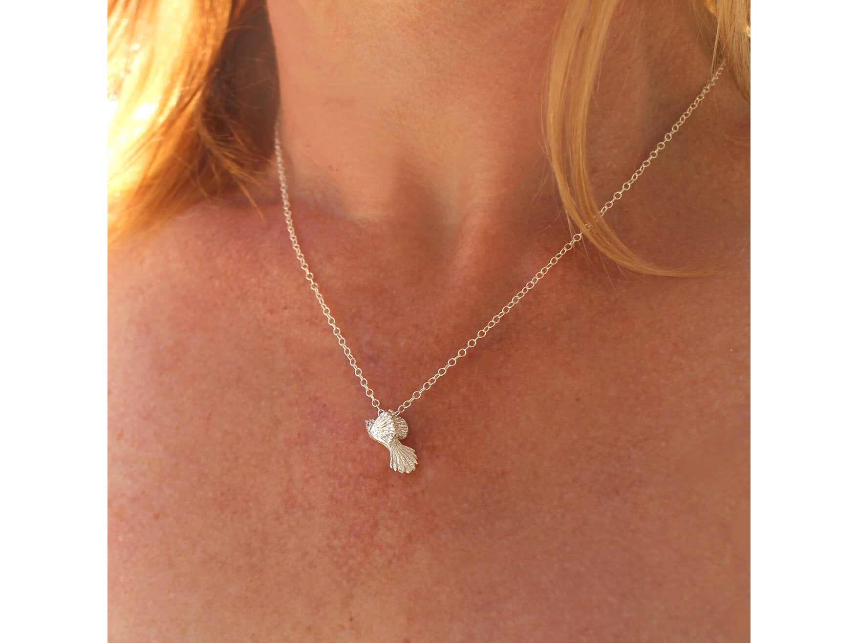 Piwakawaka | Fantail Bird Necklace