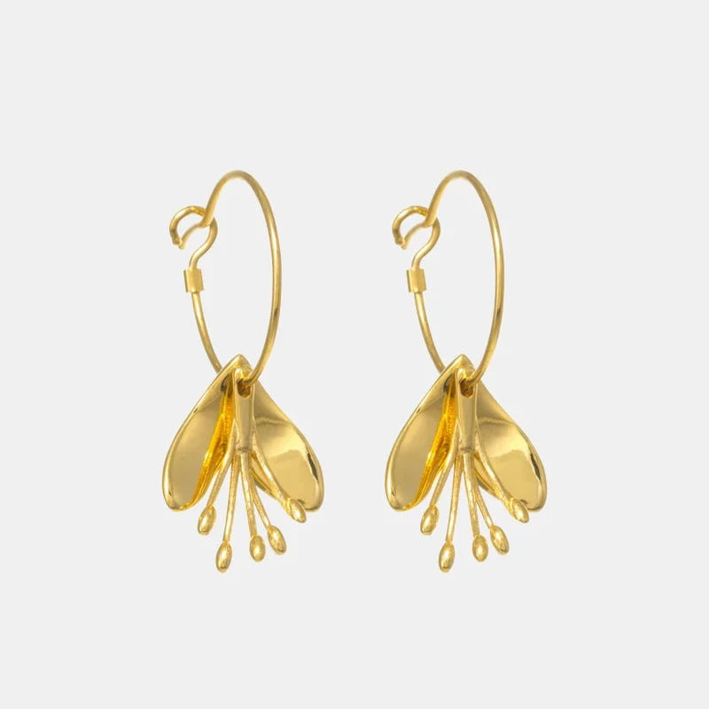 Rengarenga Earrings | 22ct Gold Plate