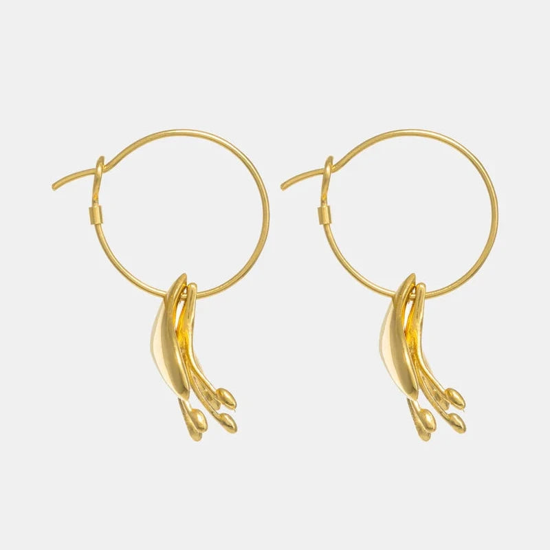 Rengarenga Earrings | 22ct Gold Plate