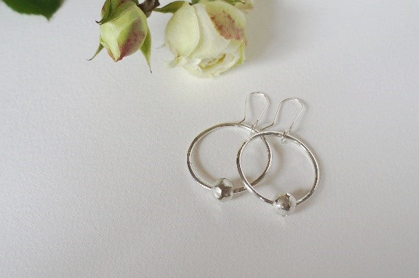 Armagh Silver Loop Earrings