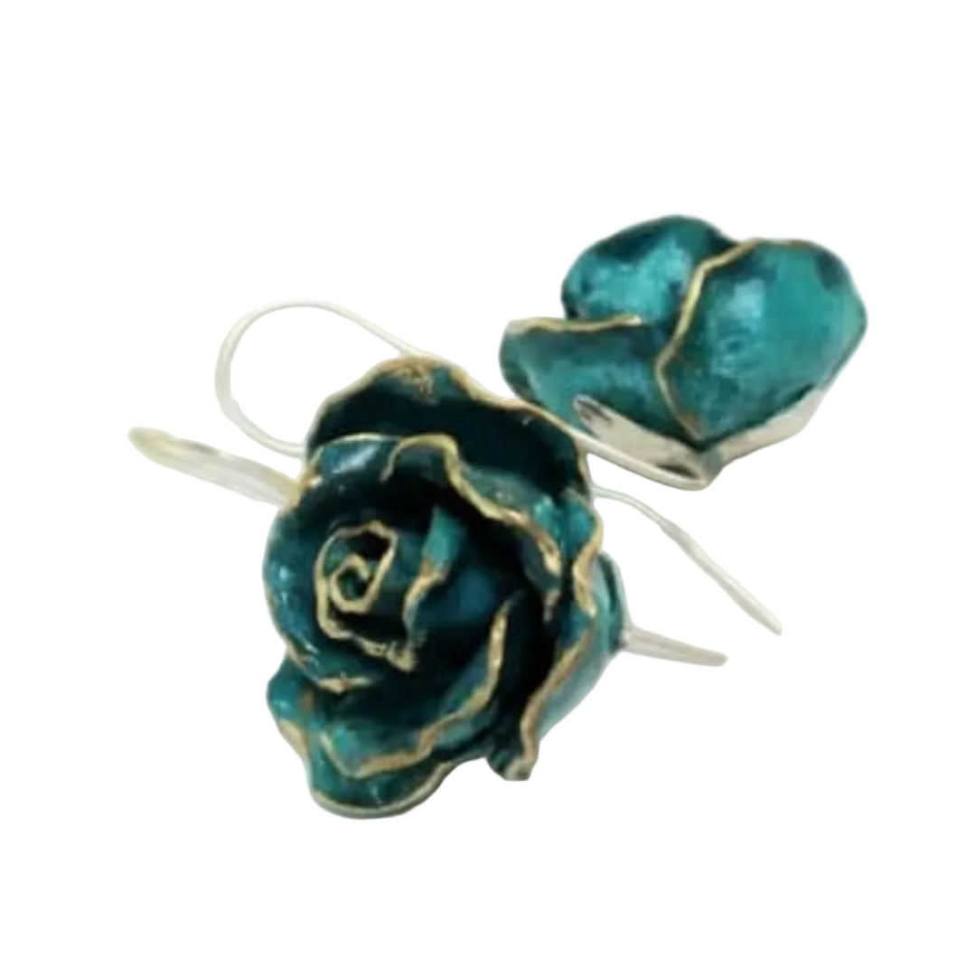 Medium Rose Earrings