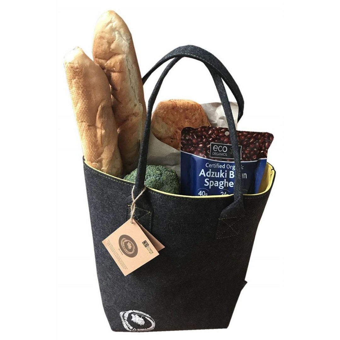 EcoFelt Shoulder Tote Bags With Motif